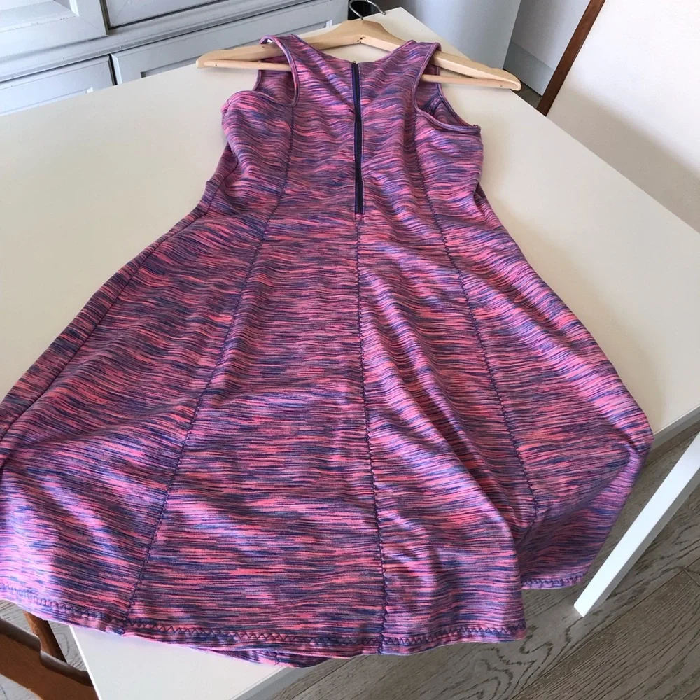 Lilly Pulitzer Cove Fit & Flare Pink Space Dye Women’s XS Mini Dress Sleeveless